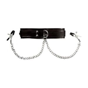 Sportsheets Collar With Nipple Clamps