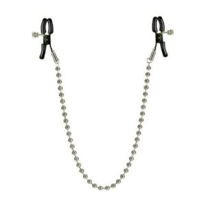 Nipple Clamps Silver Beaded Chain