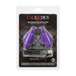 Nipple Play Rechargeable Nipplettes - Purple