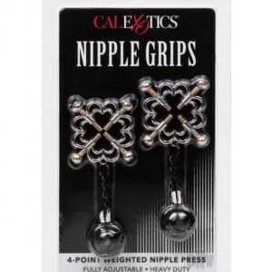 Nipple Grips 4-point Weighted Nipple Press - Silver