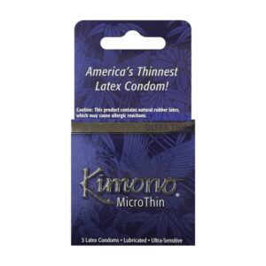 Kimono Micro Thin Condoms - Box of 3