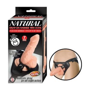 Natural Strap-On Harness With Dong
