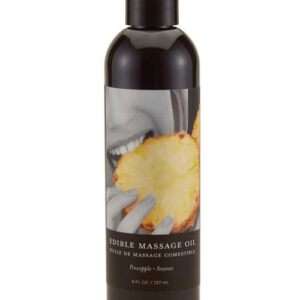 Earthly Body Edible Massage Oil - 8 oz Pineapple