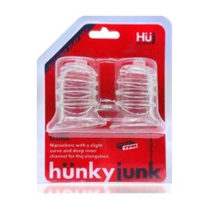 Hunky Junk Elong Nipsuckers - Clear