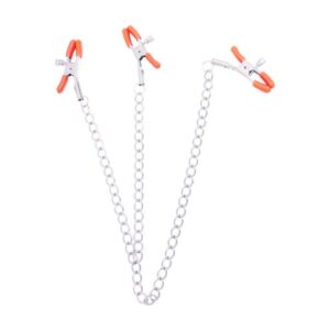 Triple Your Pleasure  Nipple & Clitoral Clamps & Chain