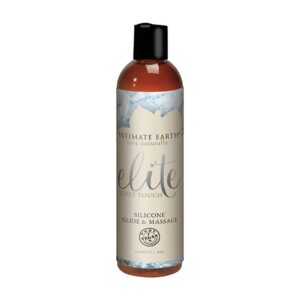 Intimate Earth Elite Velvet Touch Silicone Glide & Massage Oil - 120 ml