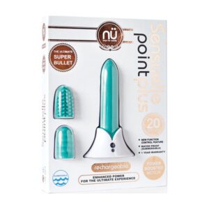 Nu Sensuelle Point Plus Rechargeable Bullet - Tiffany Blue
