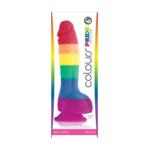 Colours Pride Edition 6" Dong w/Suction Cup