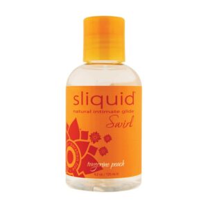 Sliquid Naturals Swirl Lubricant - 4.2 oz Tangerine Peach