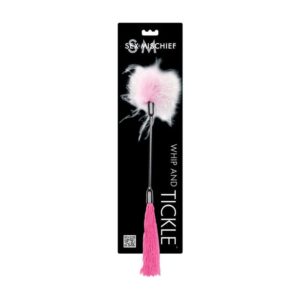 Sex & Mischief Whip & Tickle - Pink/White